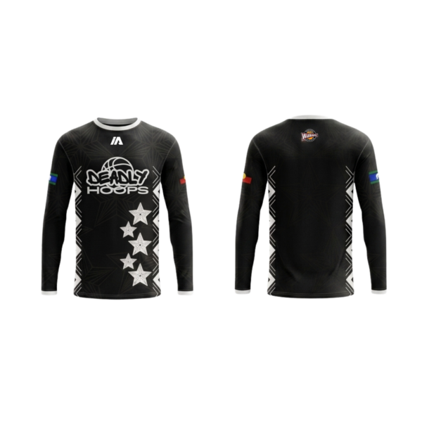 Deadly Hoops iAthletic Long Sleeve Shirt - Black